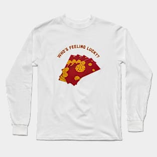 Lucky Red Envelope Design for Chinese New Year Long Sleeve T-Shirt